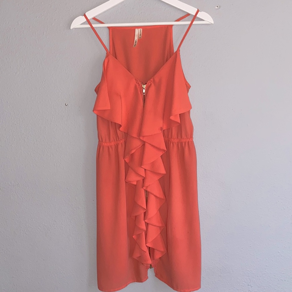 Peach dress